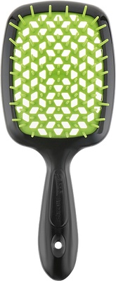 Janeke Superbrush щітка для волосся, чорна - зелена