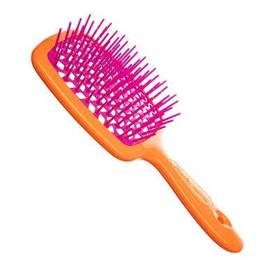 Janeke Superbrush щітка для волосся, рожева з помаранчевим